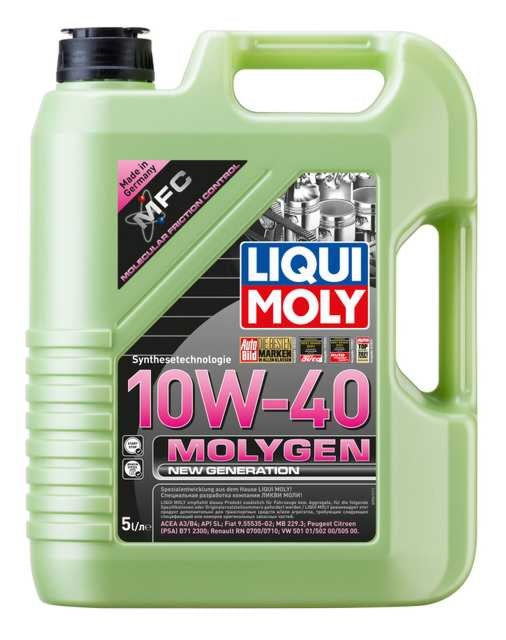 LIQUI MOLY MOLYGEN 10W40 5L NEW GEN PINK