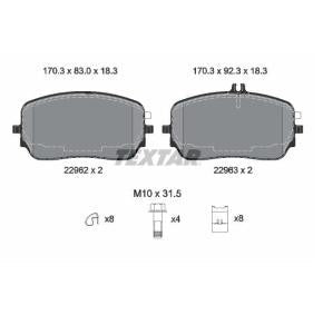 Brake pad set TEXTAR 2296201