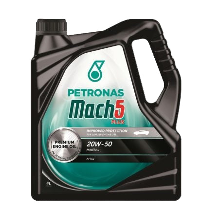 PETRONAS OIL MACH5 PLUS ME 20W50 4L