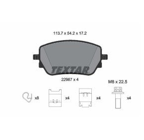 Brake pad set TEXTAR 2298701