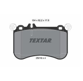 Brake pad set TEXTAR 2521901
