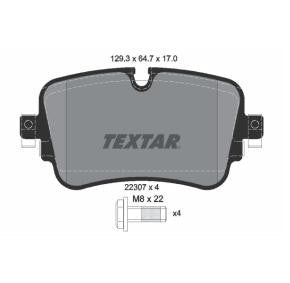 Brake pad set TEXTAR 2230701