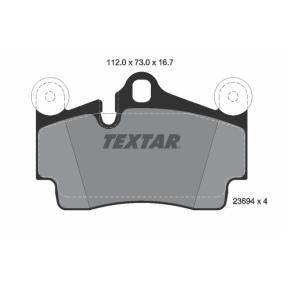 Brake pad set TEXTAR 2369402