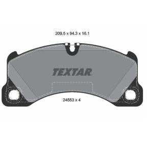 Brake pad set TEXTAR 2455301