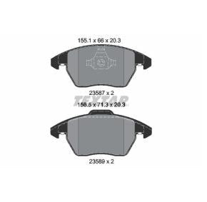 Brake pad set TEXTAR 2358704