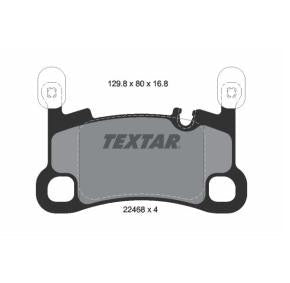 Brake pad set TEXTAR 2246801