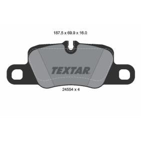 Brake pad set TEXTAR 2455402
