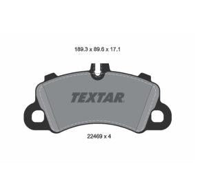 Brake pad set TEXTAR 2246901