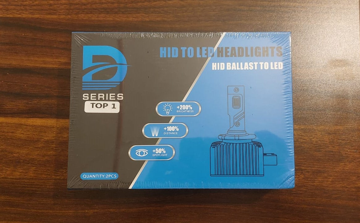 75-60W LED HEADLIGHT BULBS 2PIECS IN BOX